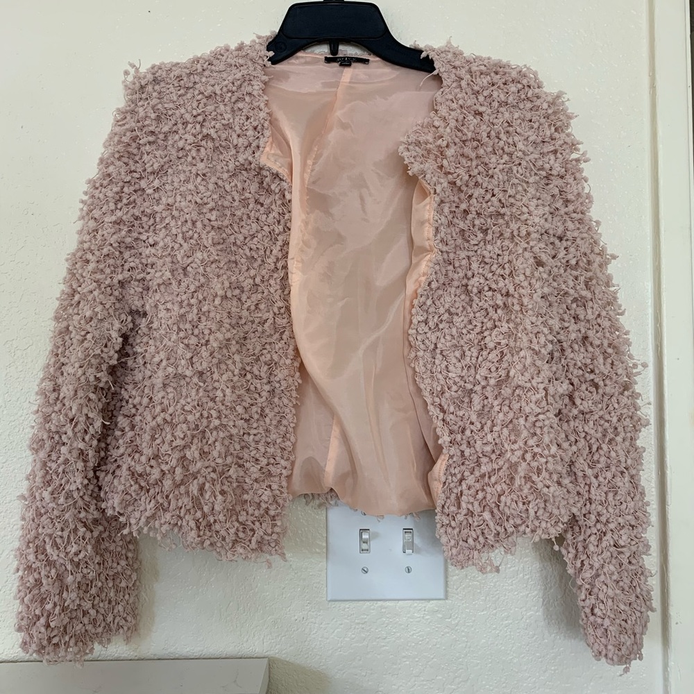 Blush short sweater